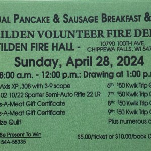 Annual Pancake & Sausage Breakfast & Raffle